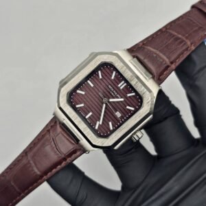 P-P Most Demandi Square Dial Watch (BROWN DIAL)